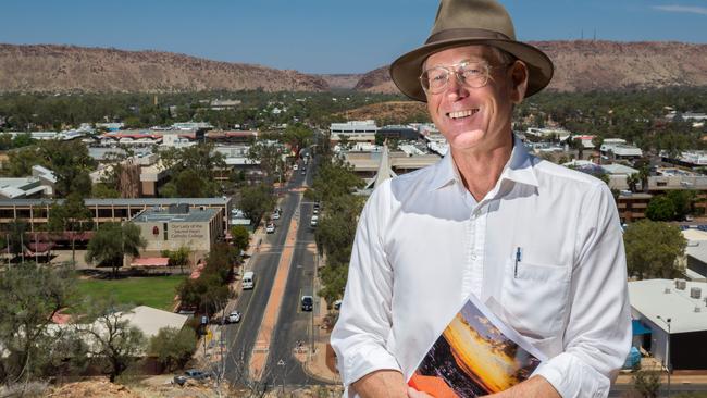 Dr David Ritchie in Alice Springs last year. Photo: EMMA MURRAY