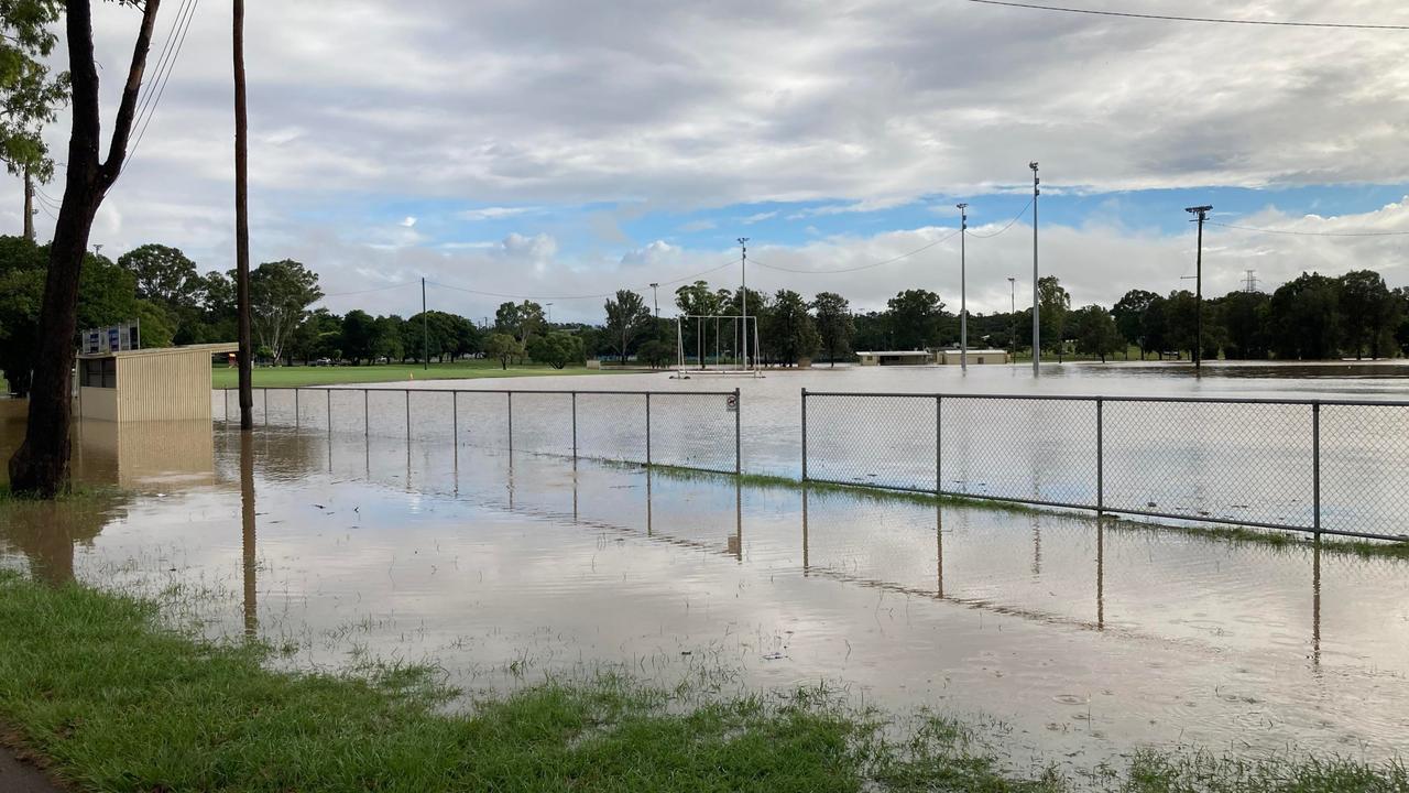 Flooding at the One Mile Ovals.