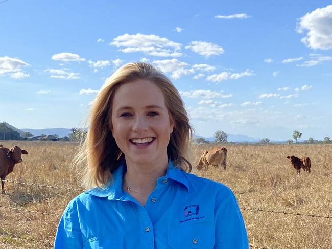 Queensland livestock vet Shannon Speight. Picture: Supplied.