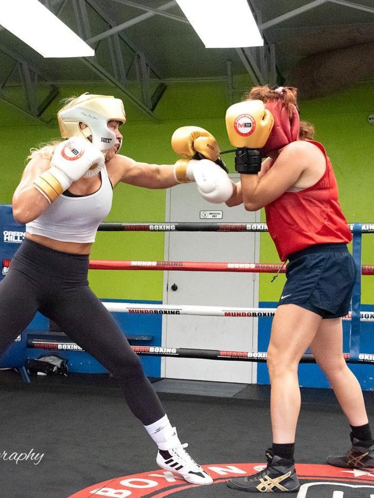 Now it's time for boxing. Credit: Instagram/@paigevanzant