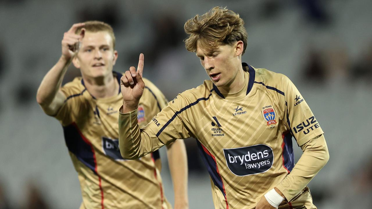 The Newcastle Jets are hoping for success on and off the park. Picture: Mark Metcalfe/Getty Images
