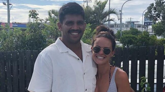 Tyrone Peachey married sweetheart Kellie McNamara in Kingscliff.