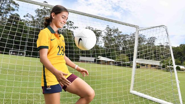 Matthew Flinders Anglican College student Rosie McMahon. Picture: Patrick Woods.