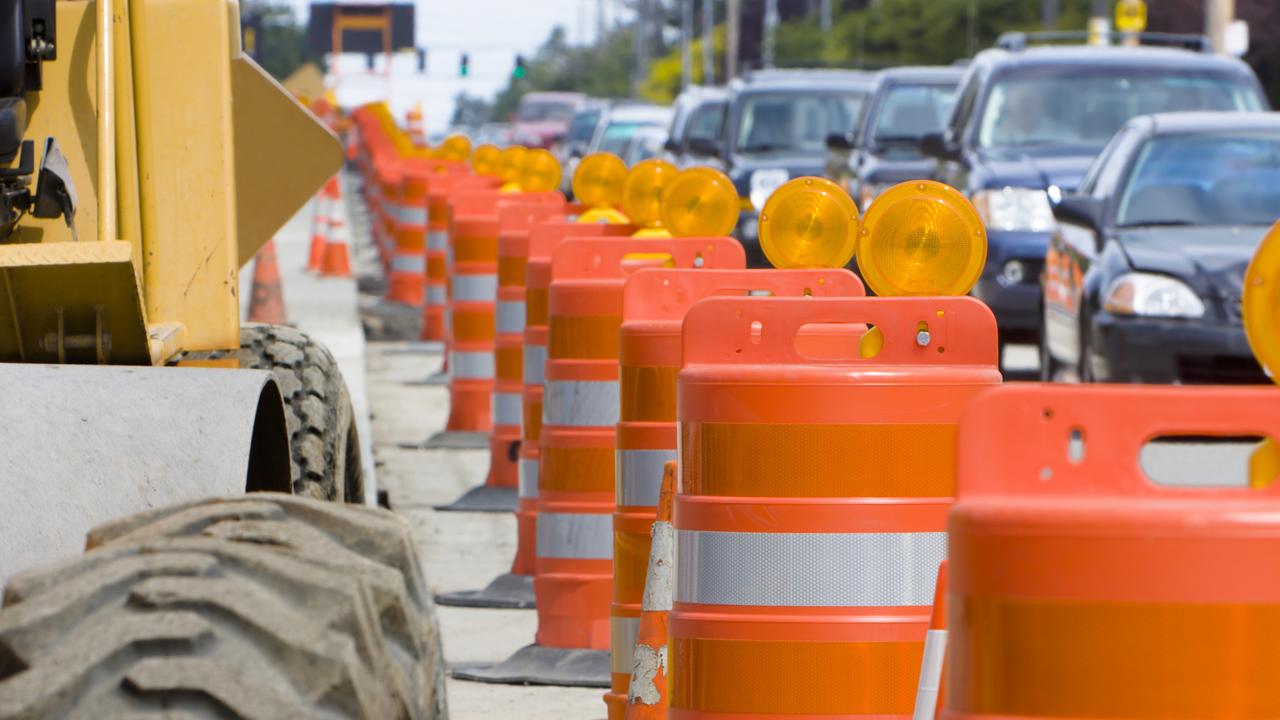 Don’t ignore the bright orange barriers on the road or the beach.