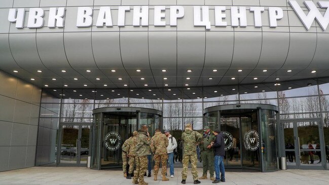 The Wagner headquarters in St Petersburg. The group is said to have developed tactics to make full use of poorly trained recruits. Picture: Reuters/The Times