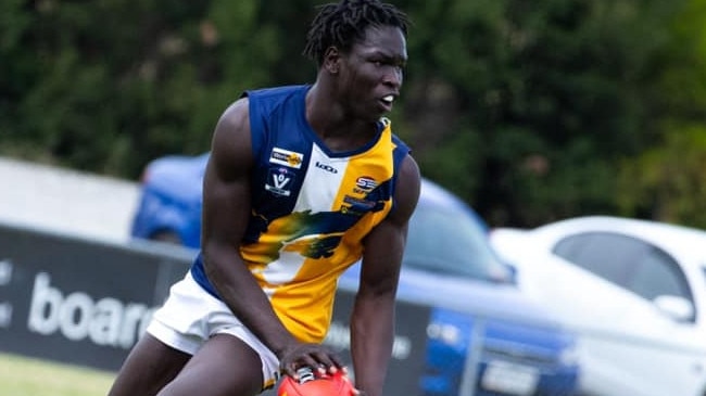 Jafar Occa kicked three goals for Beaconsfield.