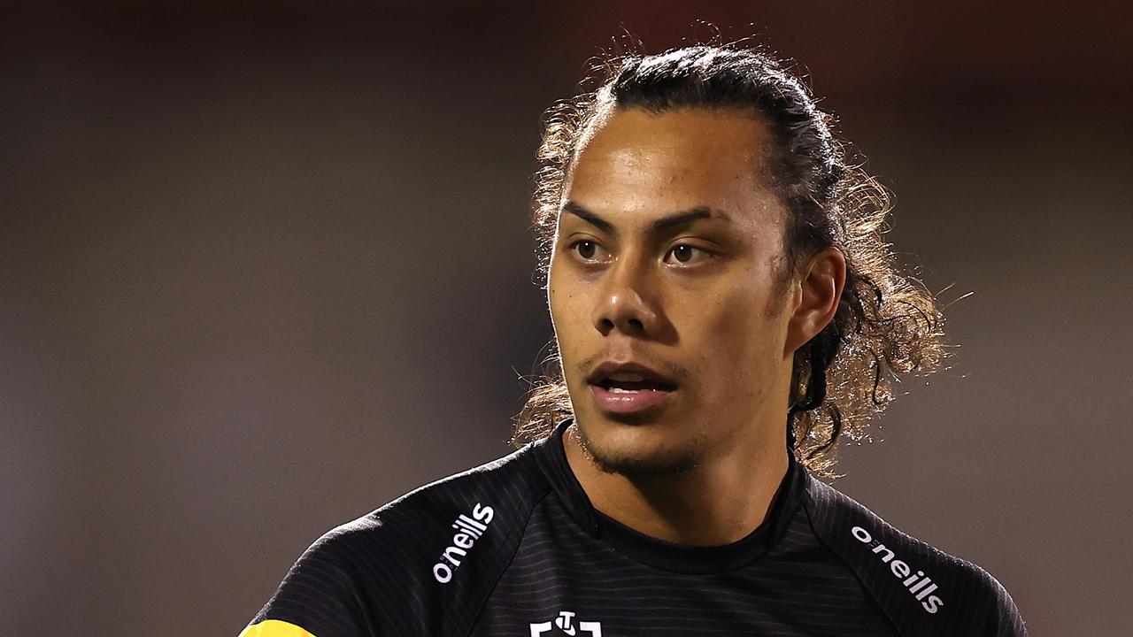 Jarome Luai should return from a knee injury in three to four weeks. (Photo by Mark Kolbe/Getty Images)