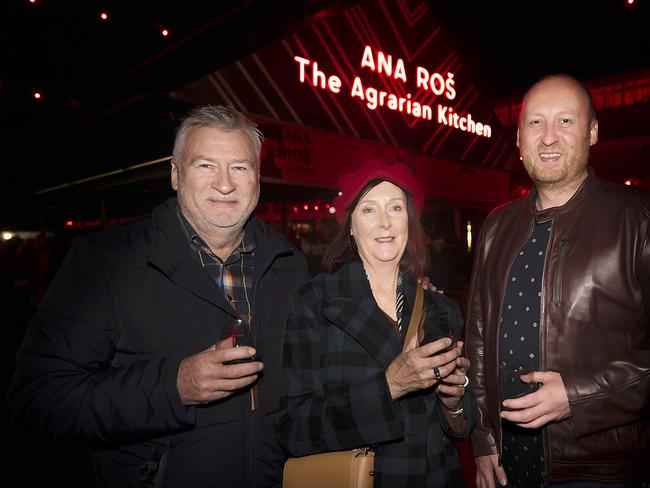 Dark Mofo 2023. Winter Feast. Rob Johnson, Marilyn Johnson, Ross Johnson. Picture: Caroline Tan