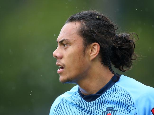 Jarome Luai is one of seven Panthers selected in Origin squads this season. Photo: Jason McCawley / Getty Images.