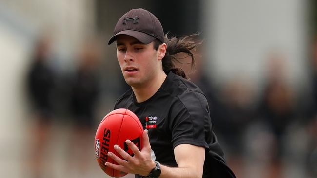 Josh Sinn has put on six kilograms across the year. Picture: Michael Willson/AFL Photos via Getty Images