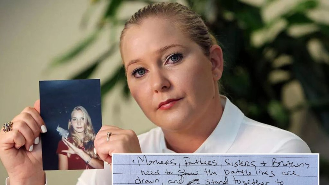 Giuffre’s heartbreaking final letter revealed