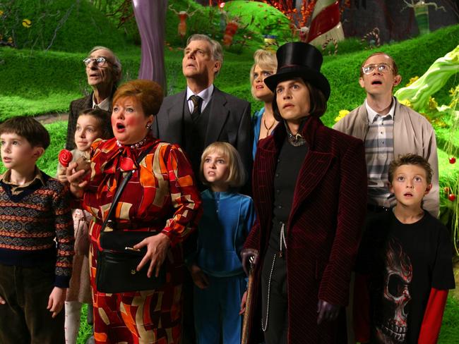 Johnny Depp in the recent adaptation of Charlie And The Chocolate Factory. Picture: Supplied