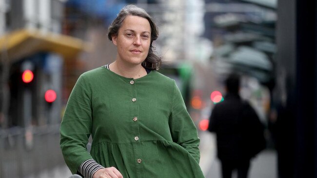 Ms Semrau said she was supporting University of Melbourne lecturer Holly Lawford-Smith. Picture: David Geraghty.