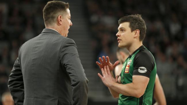 Despite several controversial calls and a lopsided foul count, Phoenix coach Simon Mitchell refused to use the refereeing as an excuse. Picture: Getty Images