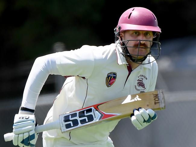 RivergumÃs Jarrod Bannister during the NMCA Cricket: Northern Socials v Rivergum match in Preston, Saturday, Jan. 30, 2021. Picture: Andy Brownbill