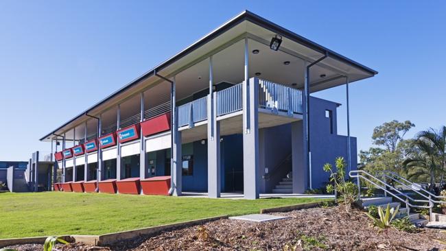 Parklands Christian College at Park Ridge where a staff member is being treated for coronavirus.