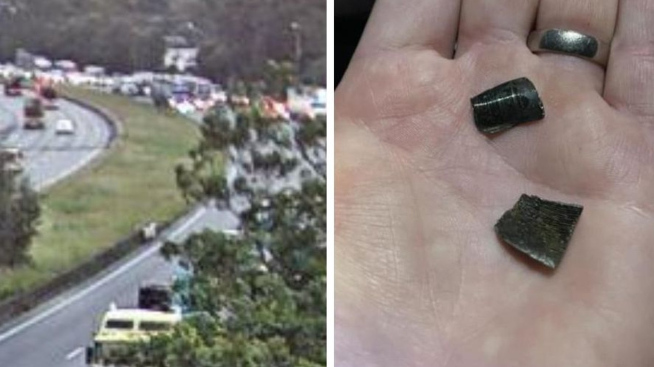 Chaos as truck spills metal onto highway