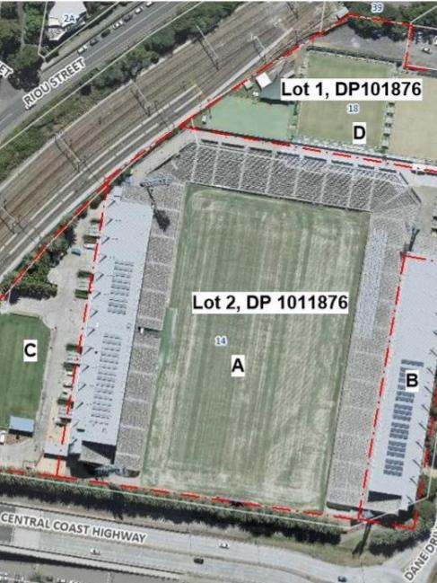 Both Lot 2 and Lot 1 are up for rezoning.