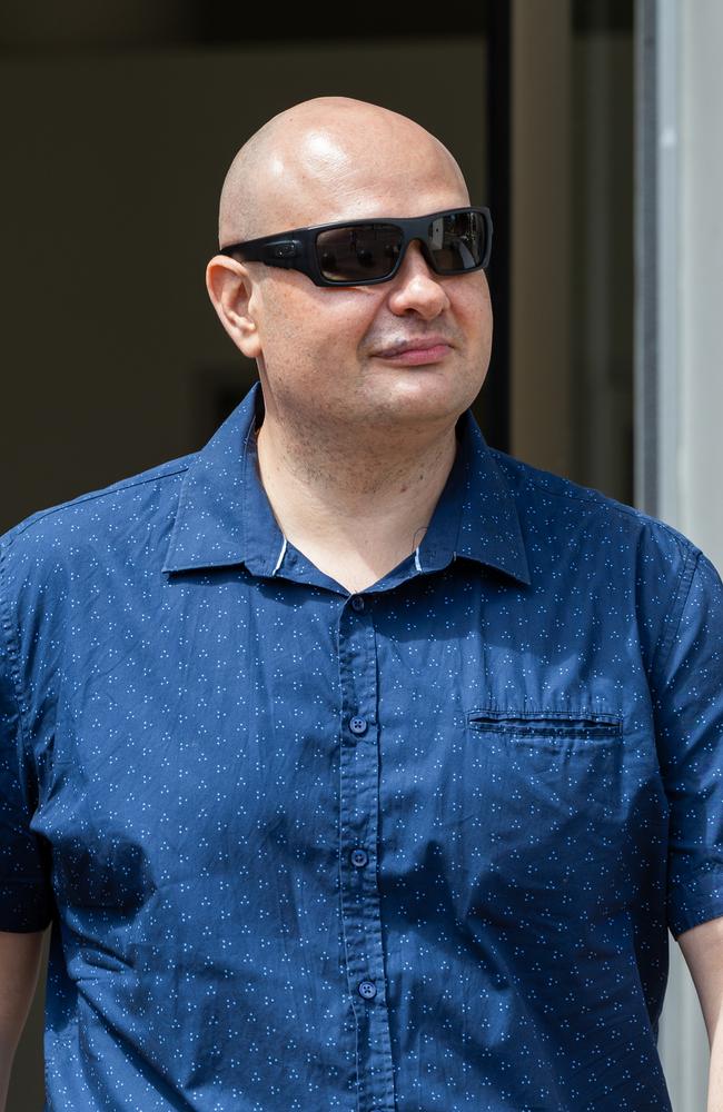 NT Police officer Karol Adam Jarentowski leaving Darwin Local Court on Wednesday February 26. Picture: Pema Tamang Pakhrin