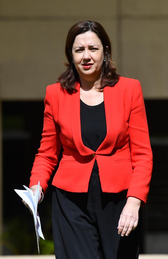 Queensland Premier Annastacia Palaszczuk. Picture: AAP Image/Darren England