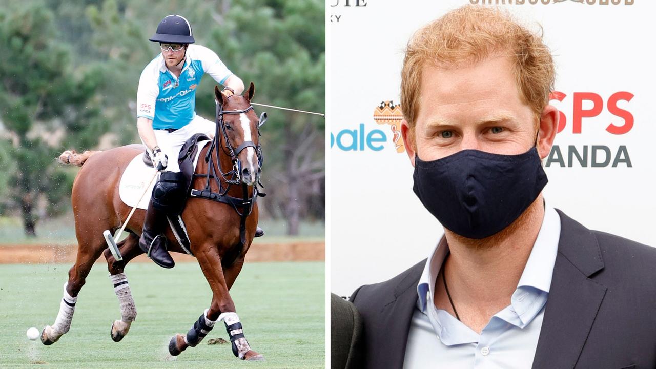 Prince Harry in Aspen. Picture: SENTEBALE ISPS HANDA POLO CUP 2021