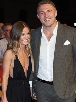 Sam Burgess and new girlfriend at the premiere of Poker Face in Rome, Italy. Picture: Backgrid