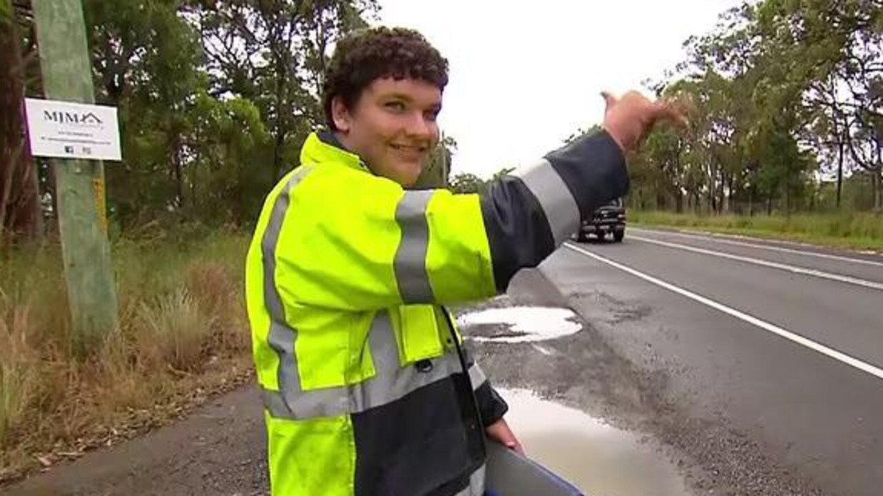 Drivers often honk as the zoom past. Picture: A Current Affair