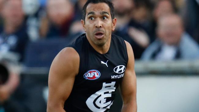 Carlton will display a member’s name on the back of its guernsey for some games this season. Picture: Getty