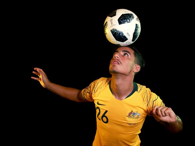 Daniel Arzani is brimming with confidence. Picture: Toby Zerna