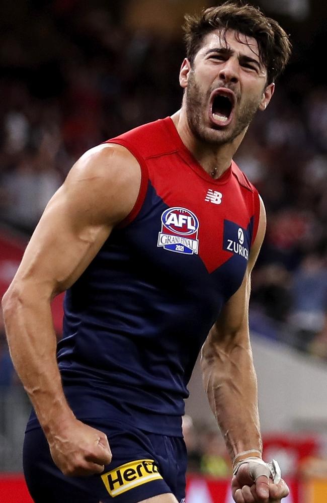 The Demons star was pivotal in their 2021 premiership. Picture: Getty Images