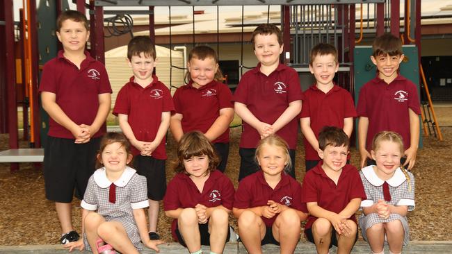 Lethbridge Primary School 2025 preps front Natalia Stefanovic, Sid Arthey, Eliza Browes, Cade Keddie, Frankie Koschel. Back Leni Nicholls, Maverick OÃLoughlin, Tyrone Grose, Nate Lehmann, Beau Simms, Arley Jones-Hague