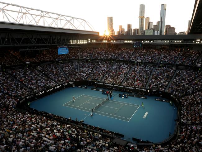 The change would apply to the Australian Open and other grand slams, under the proposal. Picture: Getty