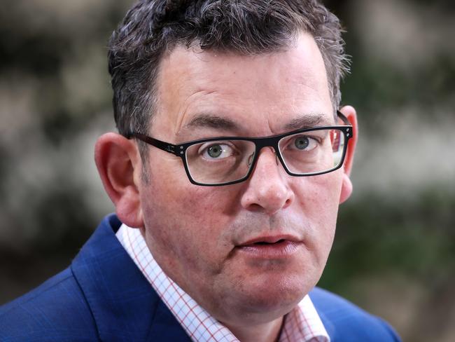 Victorian Premier Daniel Andrews press conference.