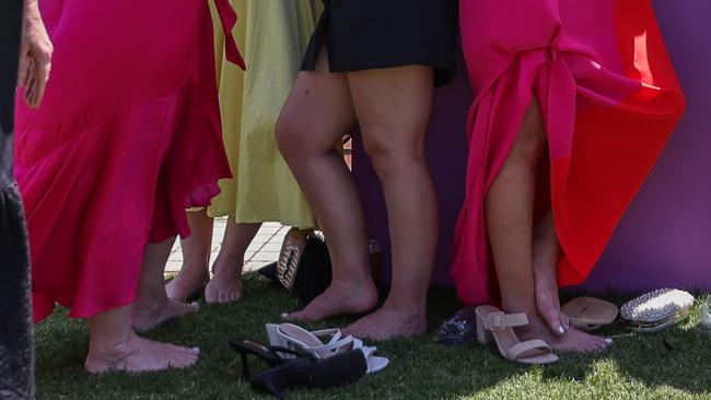 The toes are out. Picture: Asanka Ratnayake/Getty Images