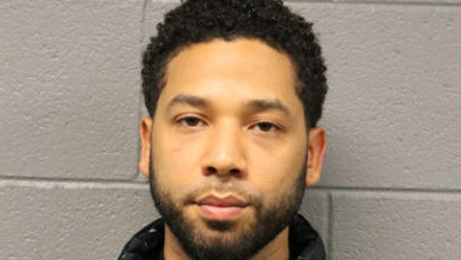 Actor Jussie Smollett’s mug shot. Picture: Chicago Police Department via AP