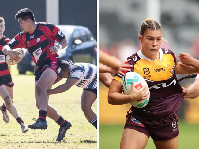 Xavier Va'a and Jada Ferguson will represent the Queensland U19s. Picture: Getty Images/The Chronicle