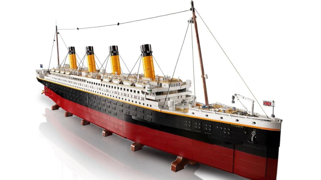 Far better to build the Titanic than actually go on-board. Picture: LEGO