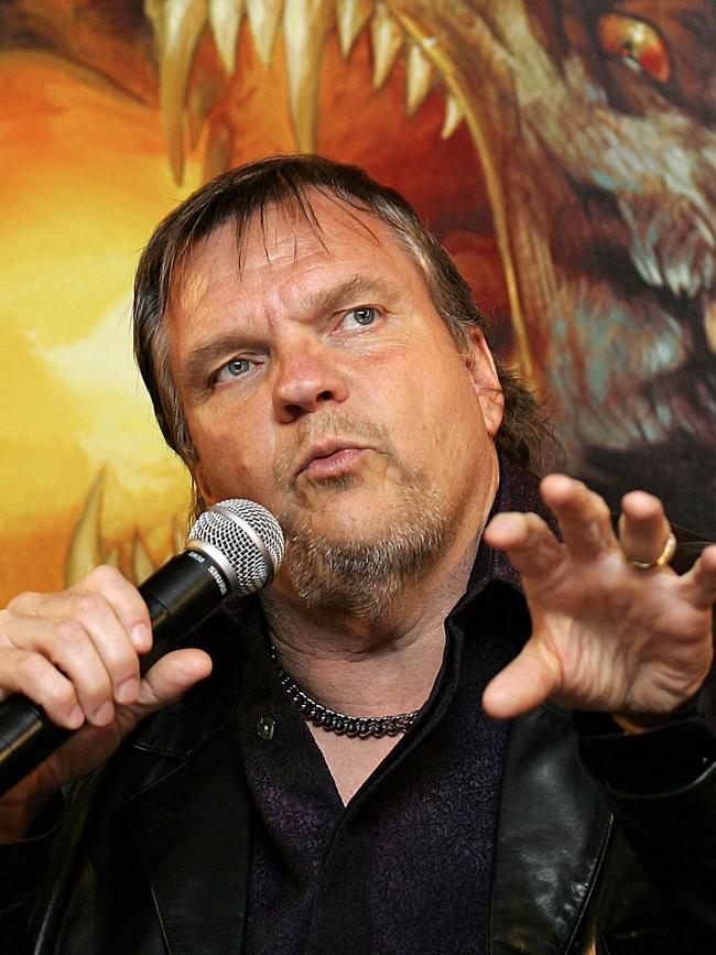 She was ‘very unimpressed’ by Meatloaf, who died last year. Picture: Ted Aljibe/AFP