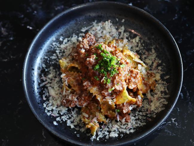 Kangaroo and Wallaby Bolognese. Picture: Rebecca Michael