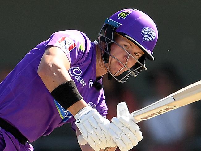 MELBOURNE, AUSTRALIA - DECEMBER 22: D'Arcy Short of the Hurricanes bats during the Big Bash League match between the Melbourne Stars and the Hobart Hurricanes at Ted Summerton Reserve in Moe on December 22, 2019 in Melbourne, Australia. (Photo by Quinn Rooney/Getty Images)