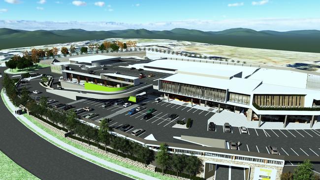 An artist’s impression of the Cherrybrook Village Shopping Centre expansion.