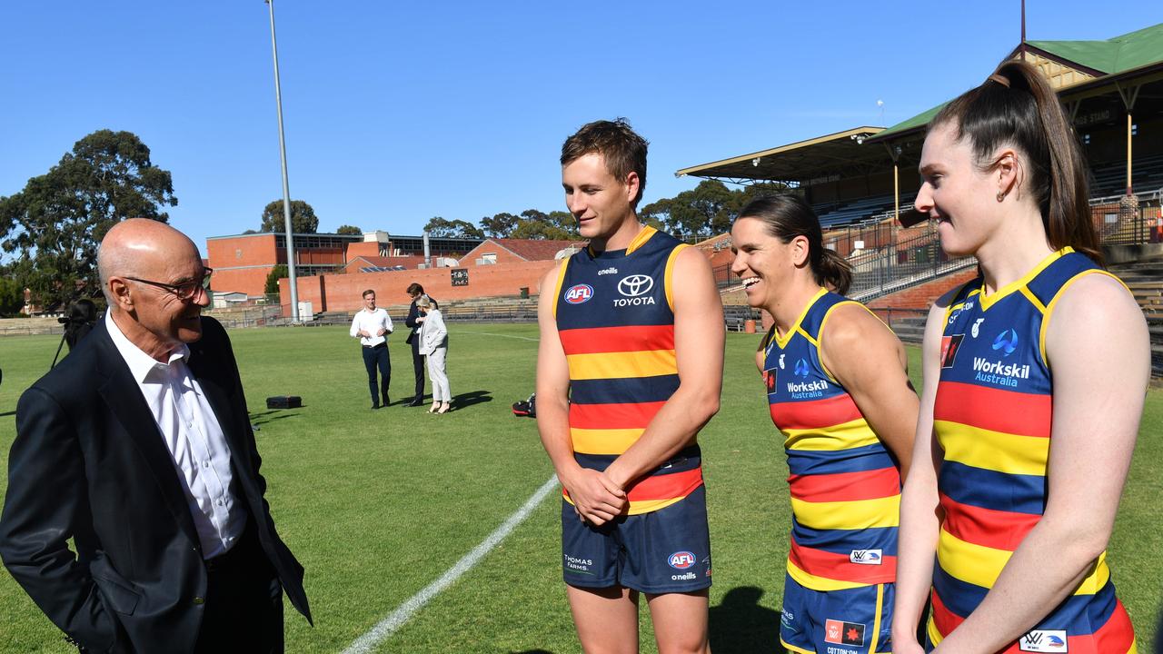 Chairman John Olsen (left) echoed Dawson’s thoughts, saying the club is on the cusp of something great. Picture: Keryn Stevens