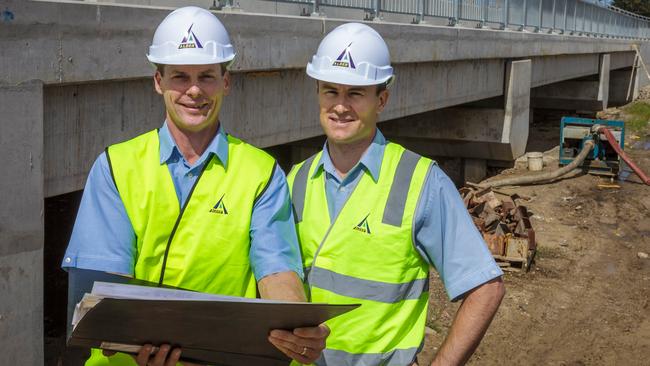 Alder Constructions directors Greg Alder and Dean Cheffers.