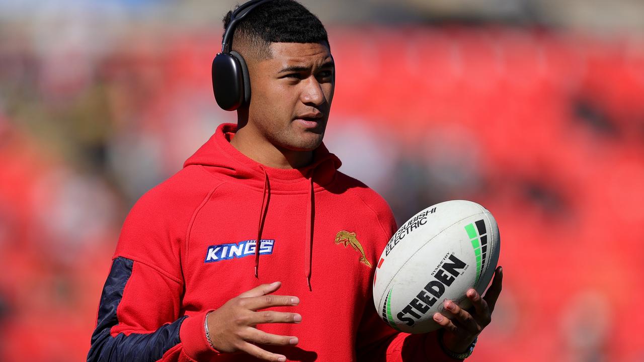 Katoa lost his starting spot at the Dolphins at the end of the season, but looms as their most important player going forward. Picture: Jason McCawley/Getty Images