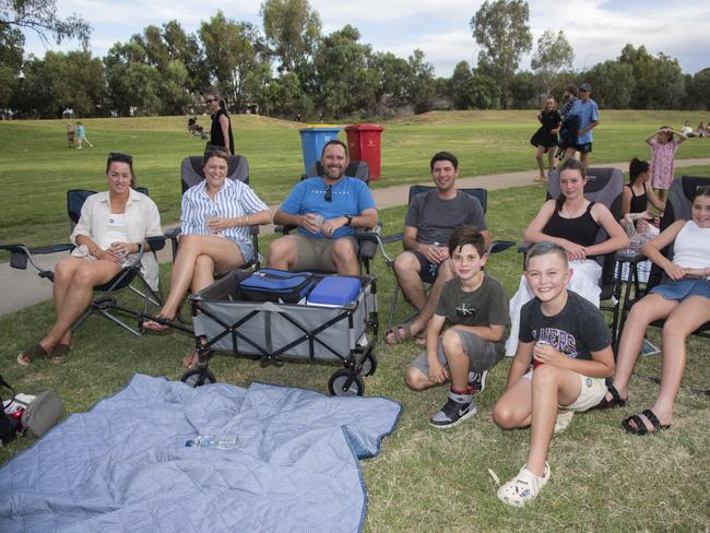 Pasqualina Pascale, Arlene Nel, Stephan Nel, Daniel Pascale, Dominique Pascale, Bianca Pascale, DÃ¢â&#130;¬â&#132;¢Niel Nel, Joseph Pascale at the 2024 Mildura Christmas Carols. Picture: Noel Fisher