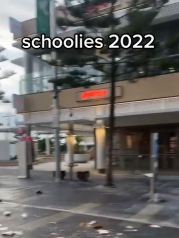 Many disappointed commenters saying schoolies should know better. Picture: TikTok