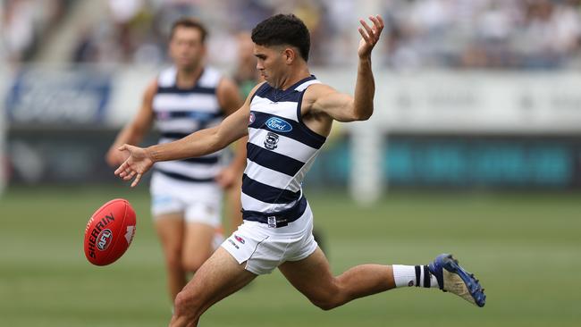 Forward Tyson Stengle will play his first AFL game for Geelong.