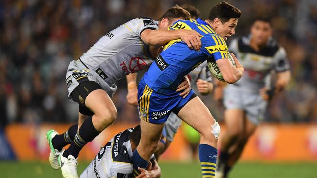 Mitchell Moses couldn’t spark the Eels against the Cowboys.