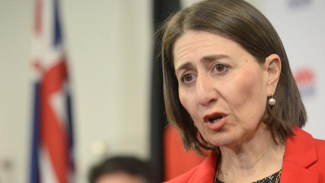 NSW Premier Gladys Berejiklian says she’d rather see the Queensland border move north. Picture: Jeremy Piper