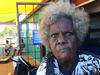 Lifetime Mornington Island resident , Lillian Bush 74 , talks about the Mornington island council and its upcoming Aboriginal Alcohol management plan (AMP) proposal , and the effects of home brew , outside the islands local general store. Mornington Island , Gulf of Carpentaria , QLD